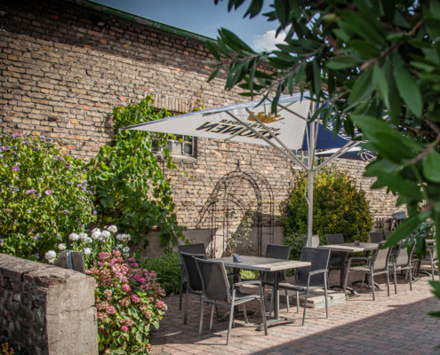 Früher Landwirtschaft heute Gastwirtschaft: Unser Biergarten