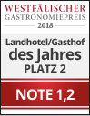 Siegel Landgasthof des Jahres 2018