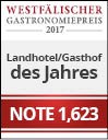 Siegel Landgasthof des Jahres 2017